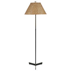 Mid-Century Brass Floor Lamp in Style of Paavo Tynell, 1950s