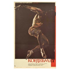 Original Vintage Movie Poster Chorus Line Broadway Musical Dance Michael Douglas