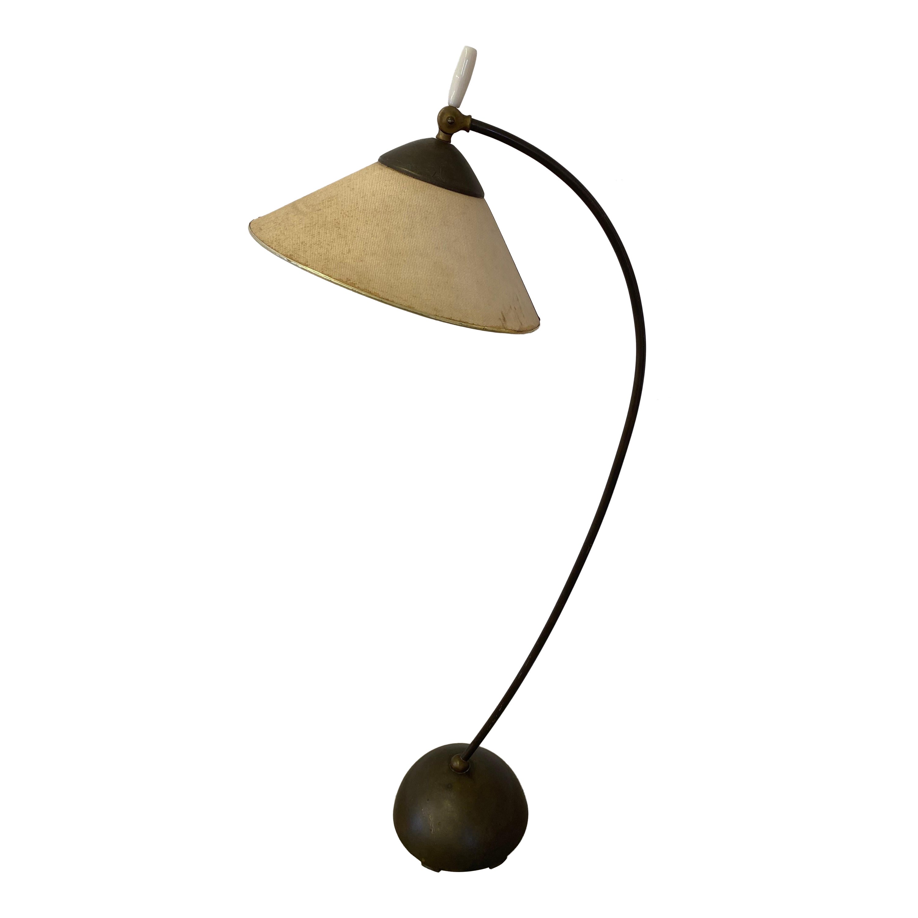 Lampadaire pivotant Russel Wright pour Fairmont Lamp Company