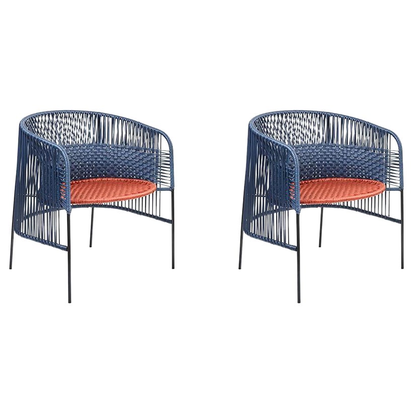 Set of 2 Caribe Chic Lounge Chair by Sebastian Herkner For Sale