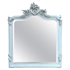 Antique French Louis XV Painted Mirror ca. 1903