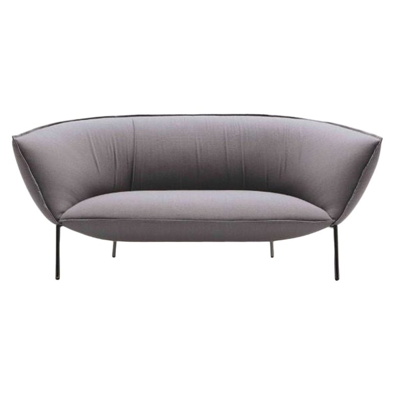 Black Chromed YOU Sofa by Luca Nichetto For Sale