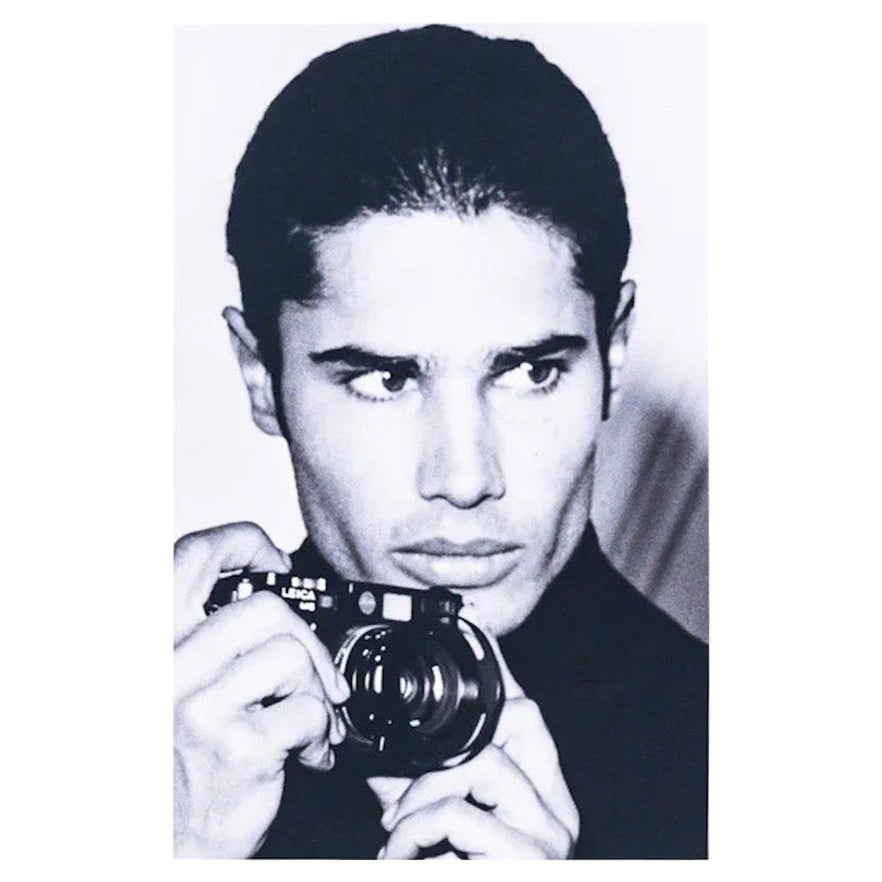 Original photograph of Cameron Alborzian by Karl Lagerfeld For Sale