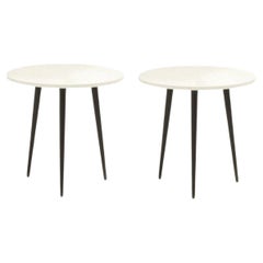 Set of 2 Small Round Soho Side Tables by Coedition Studio