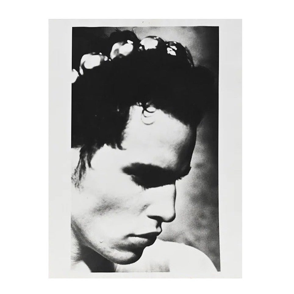 Photographie originale d'un modèle non identifié de Karl Lagerfeld