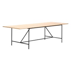 Paul McCobb Cache Dining Table, Wood and Steel by Karakter