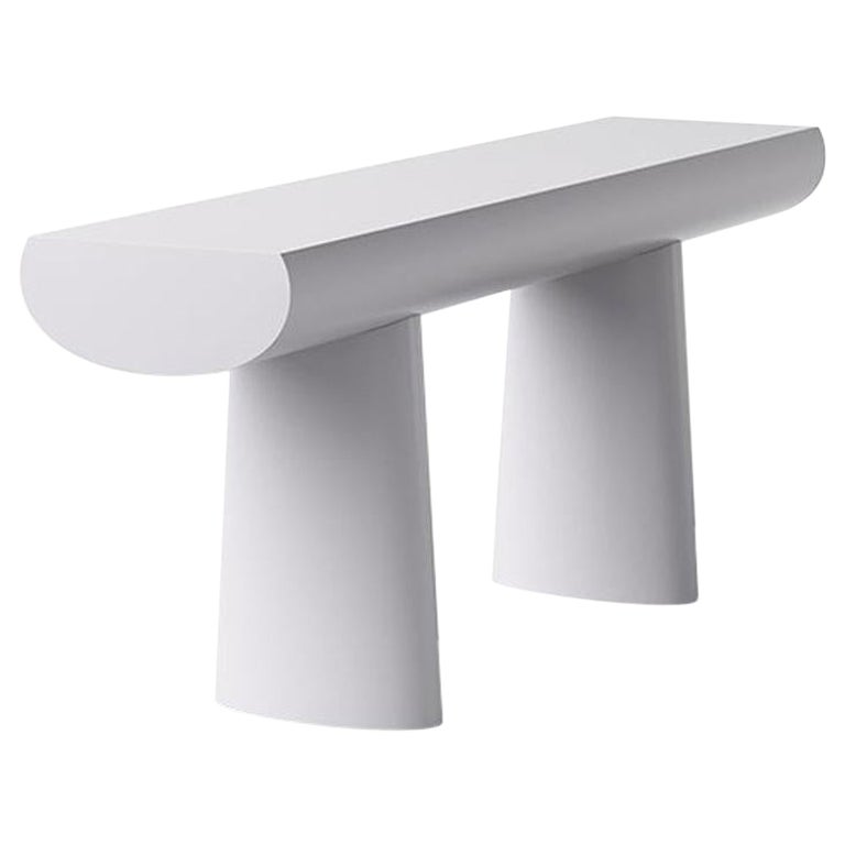 Aldo Bakker Wood Console Table, Light Grey Color by Karakter