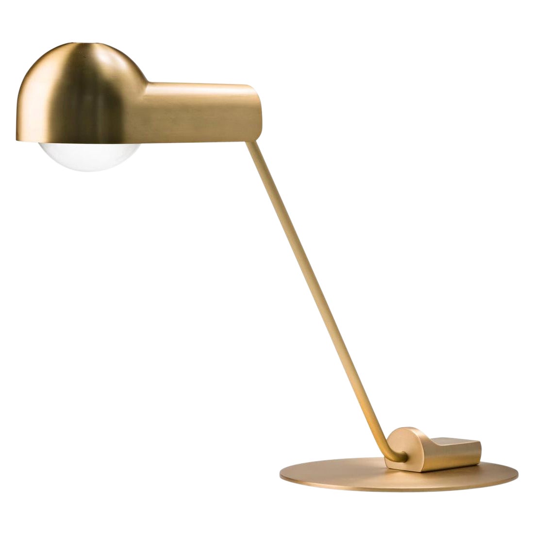 Joe Colombo 'Domo' Brass Table Lamp by Karakter For Sale