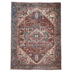 Stunning Geometric Northwest Gem Vintage Rug, circa 1910's