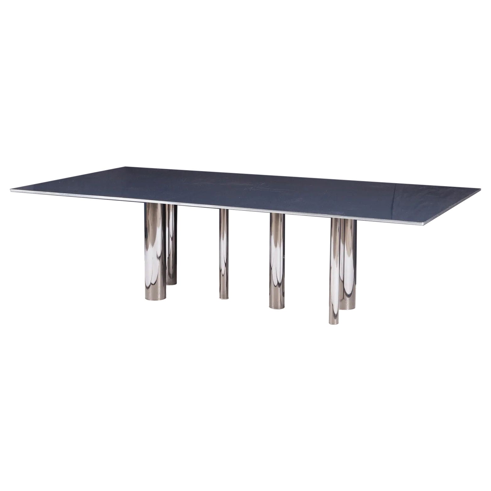 Martin Szekely, Contemporary, Limited Edition Dining Table, Steel, France, 2004 For Sale