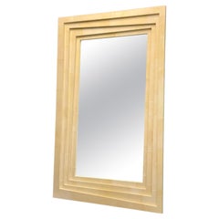 Used William Cowley Tall Mantel or Wall Mirror in Vellum Coco Chanel