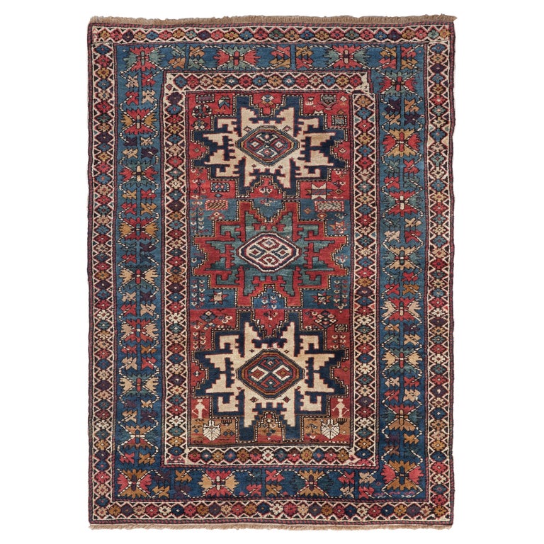 Tapis De Coureur Rouge Senneh - 76x267cm - Noué Main - Laine - Design Perse