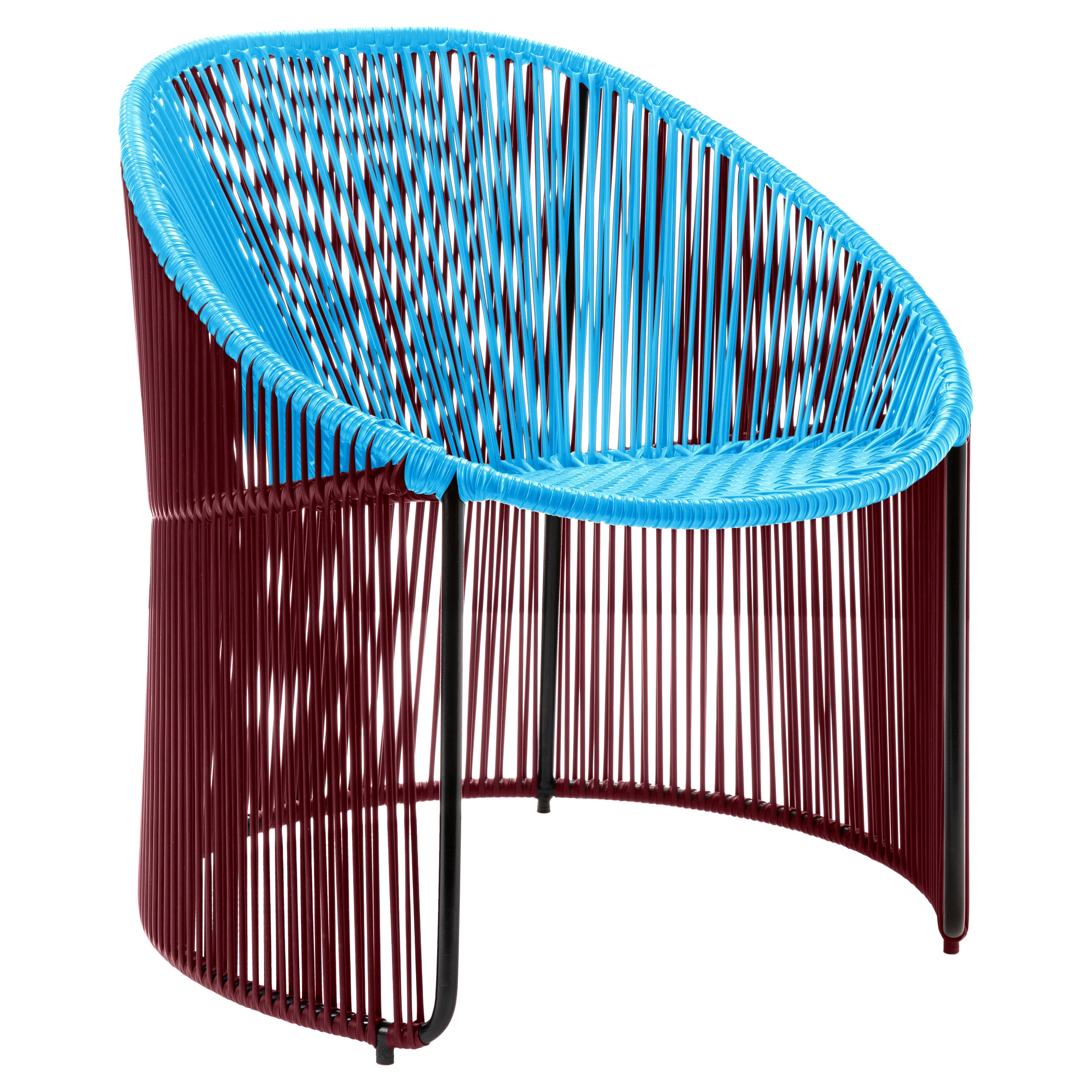 Blue Cartagenas Lounge Chair by Sebastian Herkner For Sale