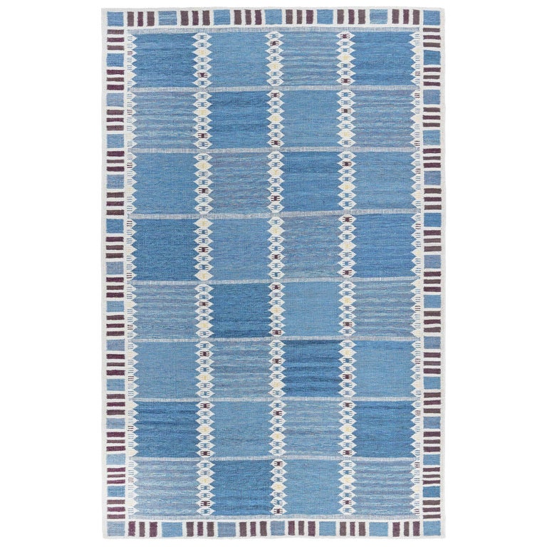 Modern Swedish Flat Weave Rug By Doris Leslie Blau For Photo Inspiration