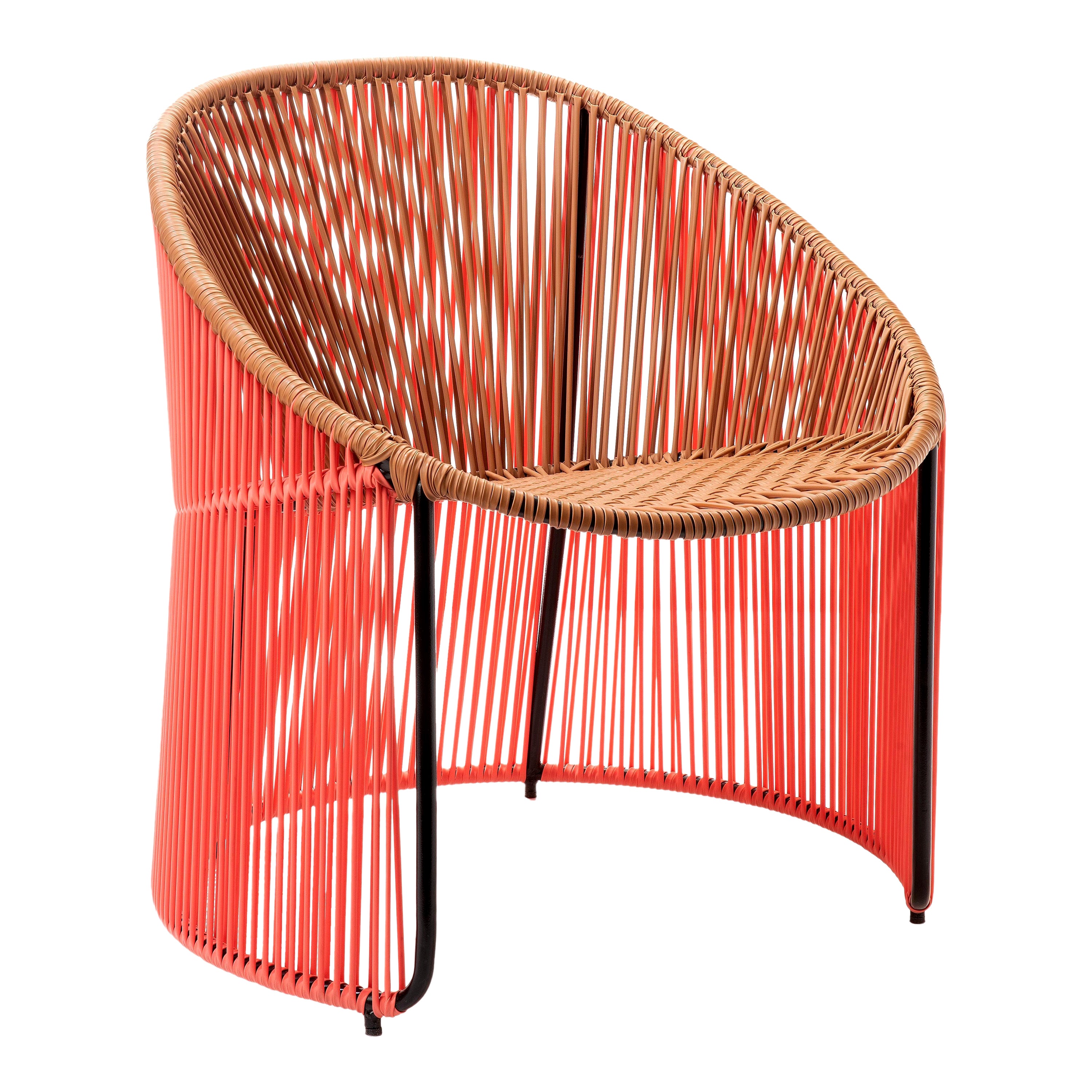 Coral Cartagenas Lounge Chair by Sebastian Herkner For Sale