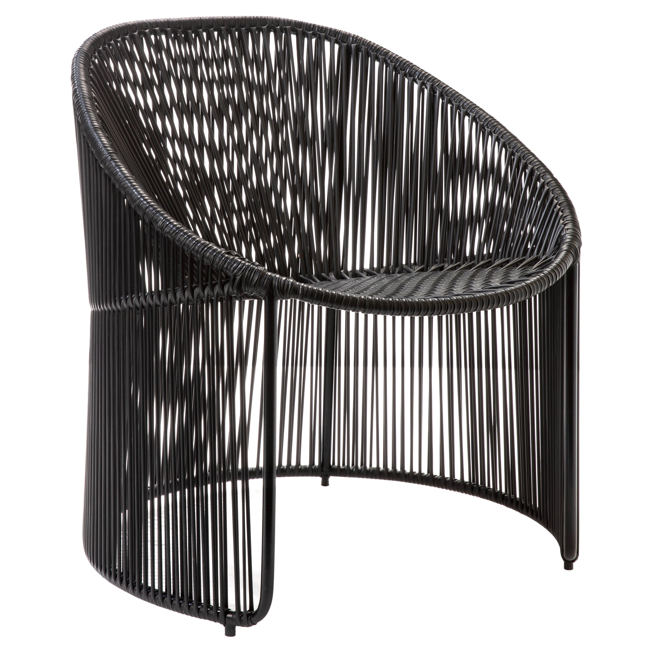 Black Cartagenas Lounge Chair by Sebastian Herkner For Sale