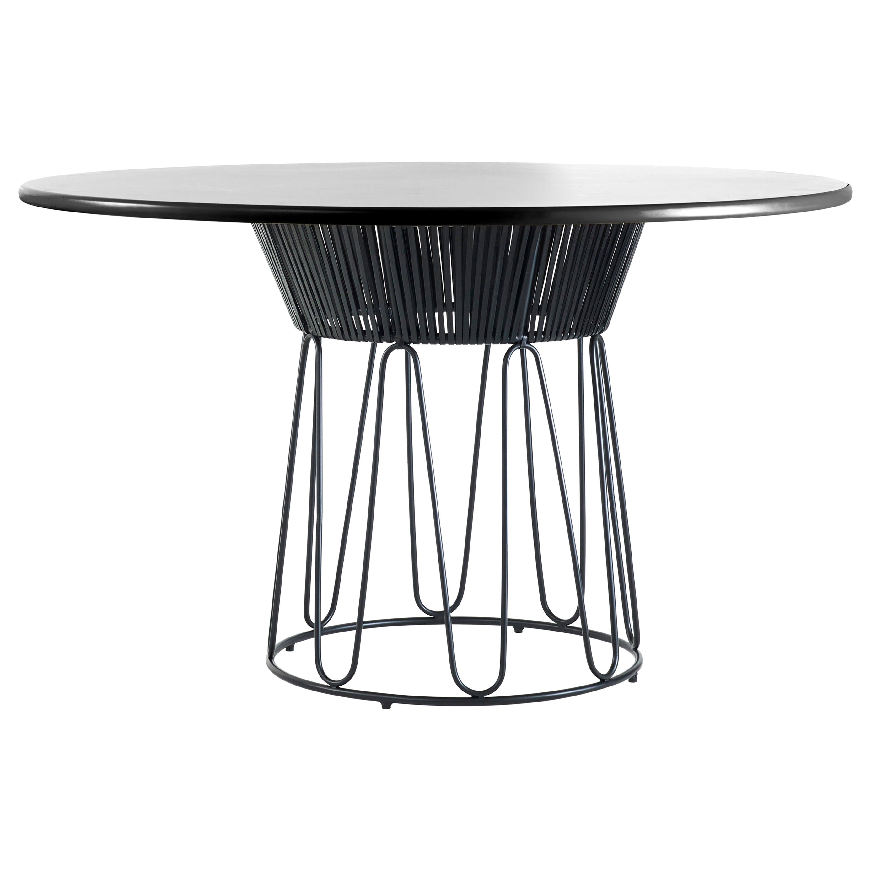 Circo Dining Table Leather by Sebastian Herkner