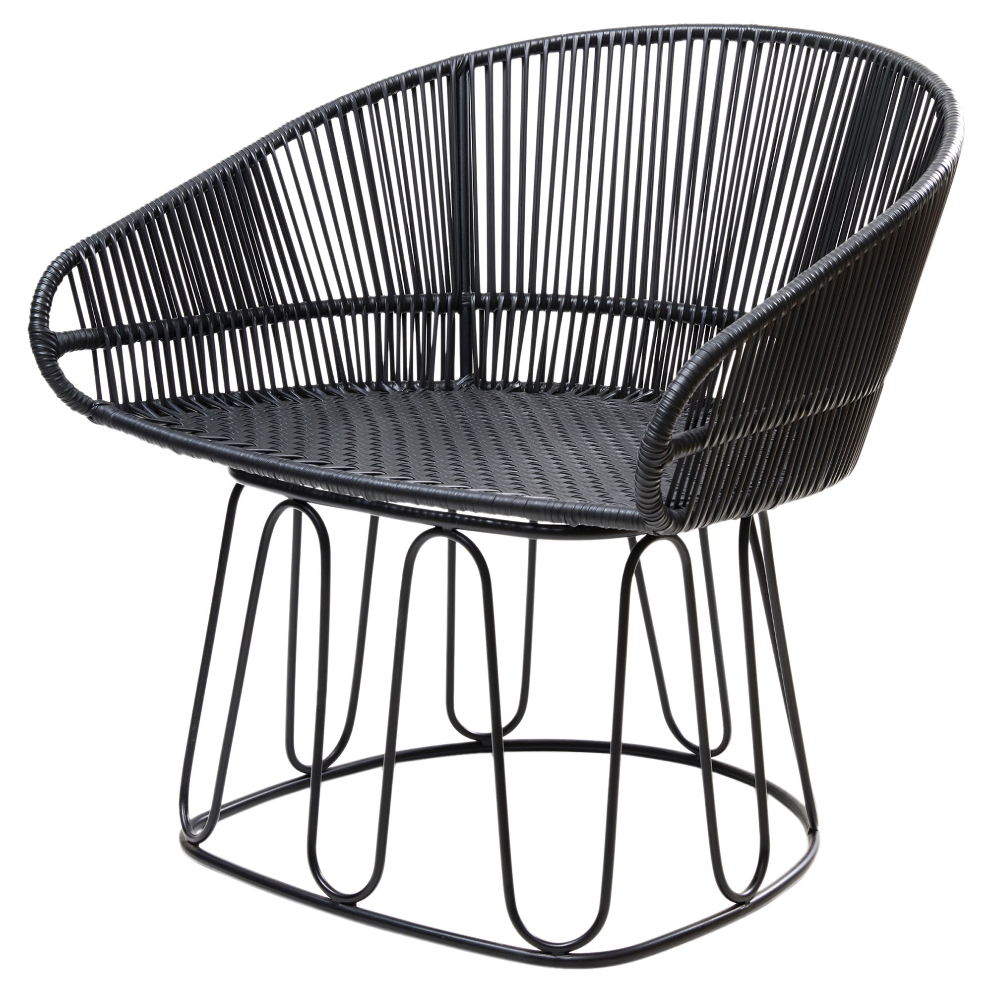 Circo Lounge Chair Leather by Sebastian Herkner For Sale
