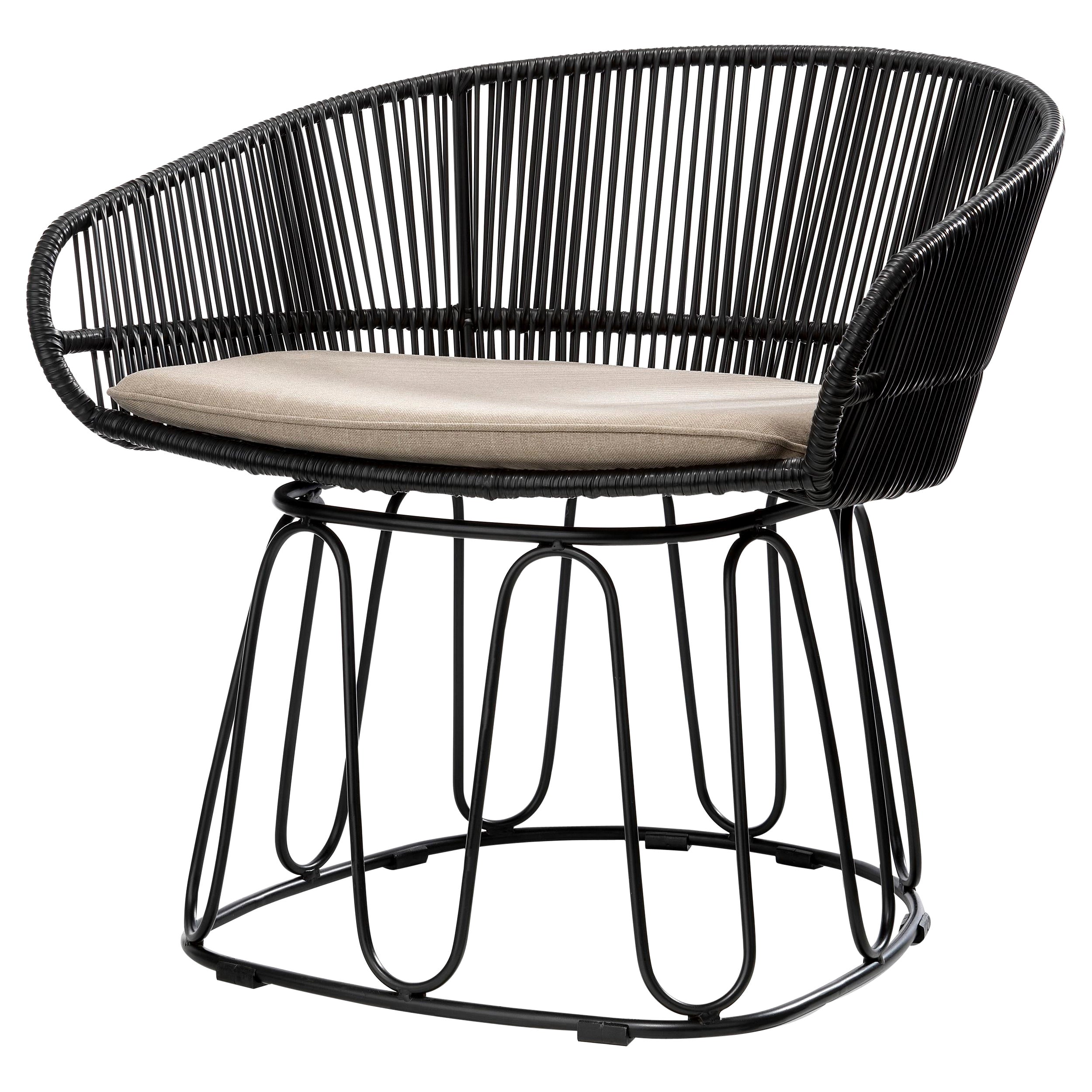 Black Circo Lounge Chair by Sebastian Herkner