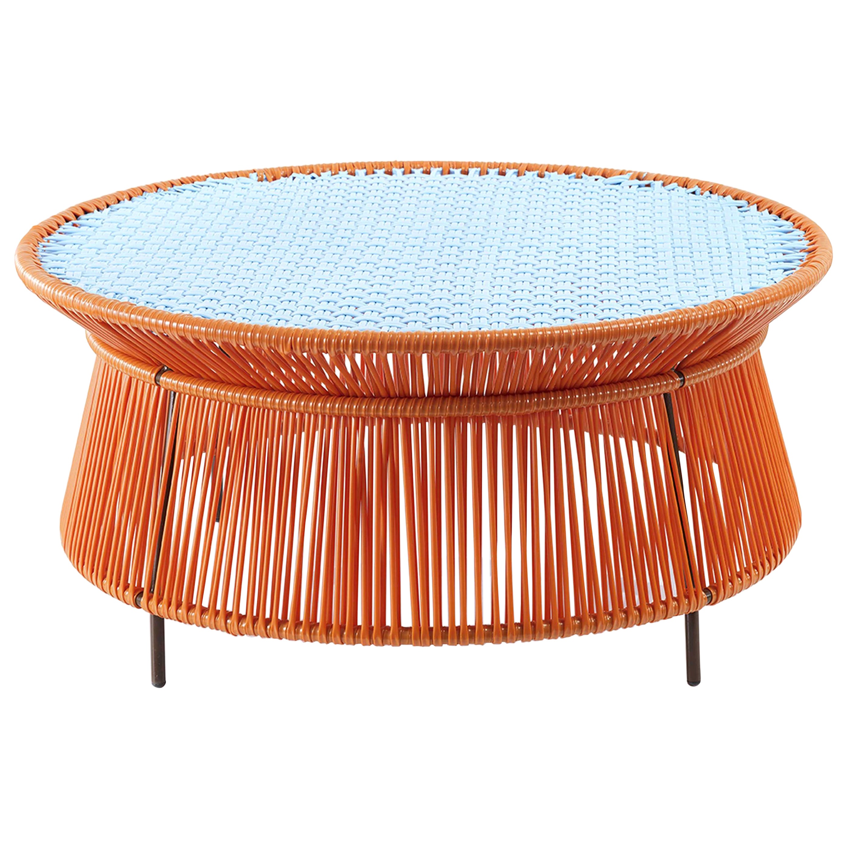 Orange Mint Caribe Low Table by Sebastian Herkner