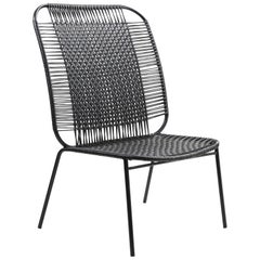 Black Cielo Lounge High Chair by Sebastian Herkner