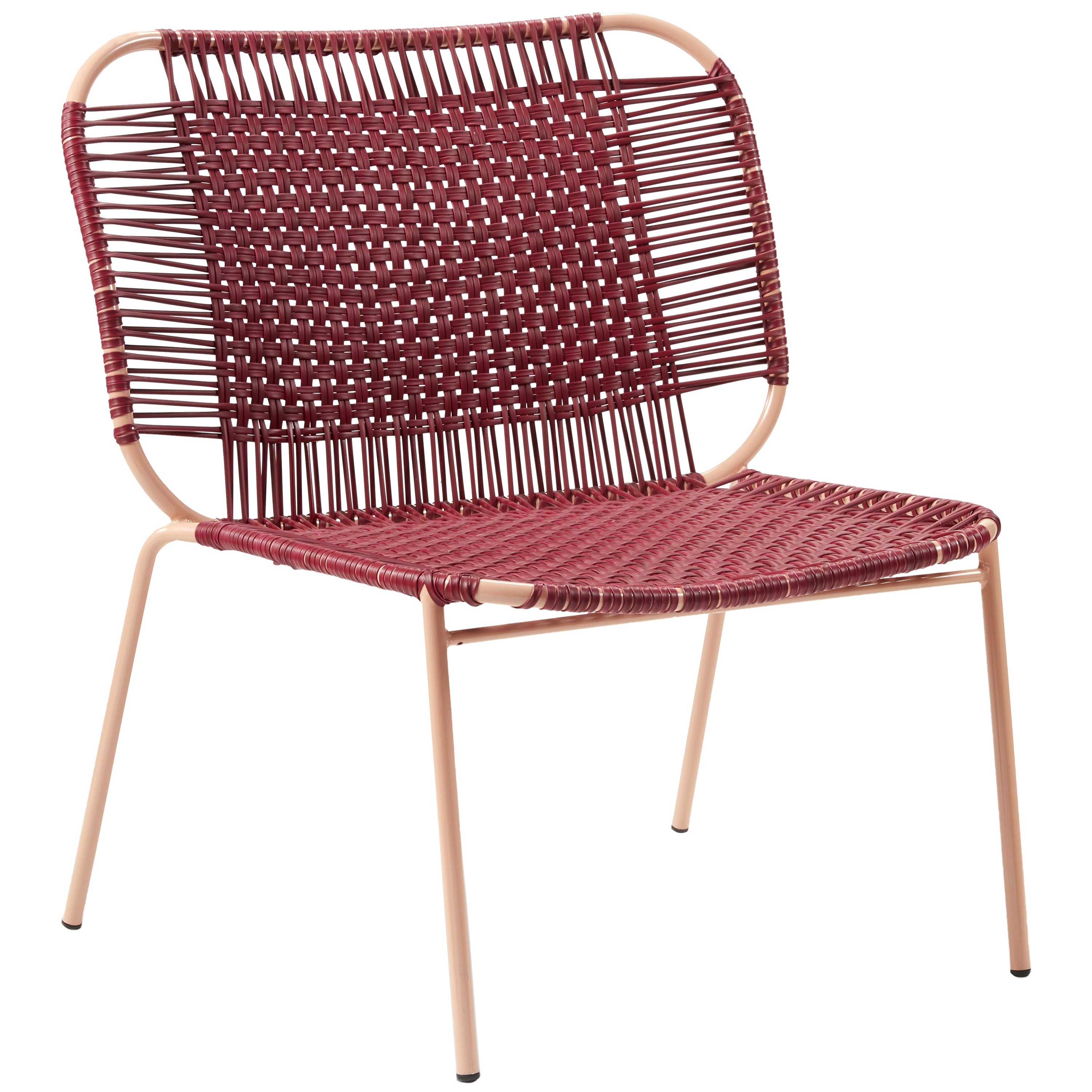 Purple Cielo Lounge Low Chair by Sebastian Herkner For Sale
