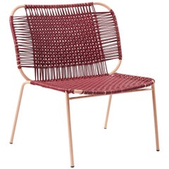 Purple Cielo Lounge Low Chair by Sebastian Herkner