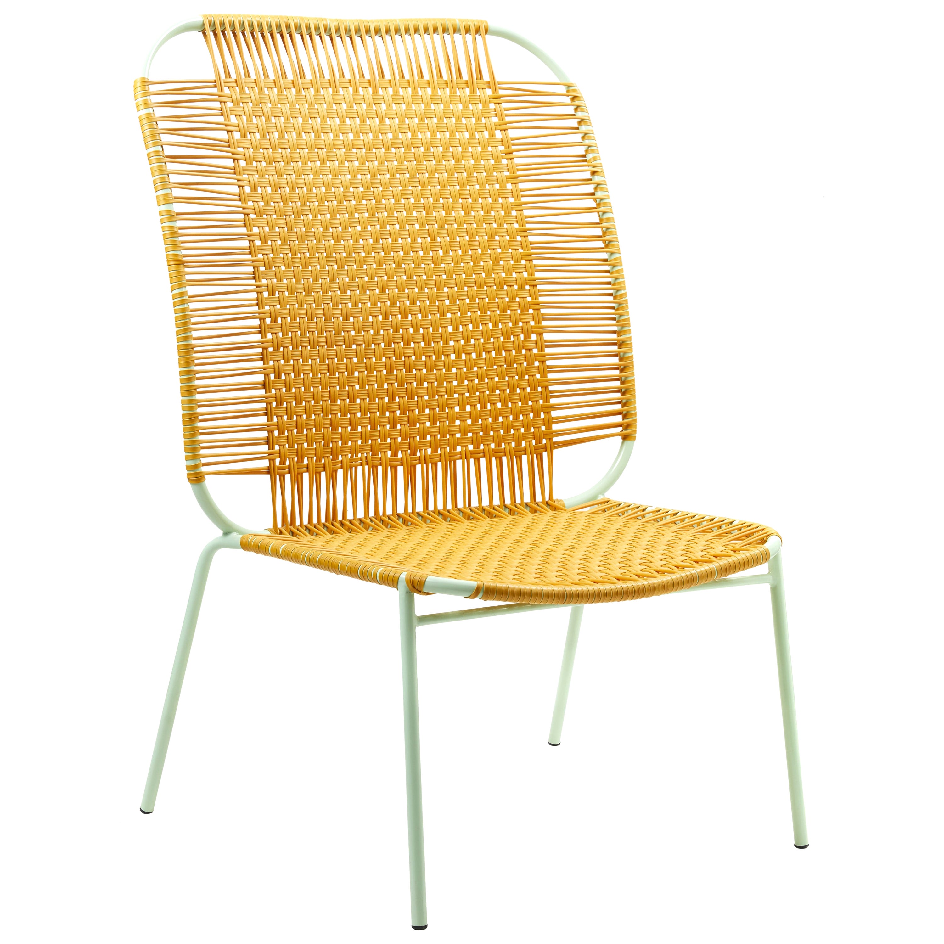 Honey Cielo Lounge High Chair by Sebastian Herkner For Sale