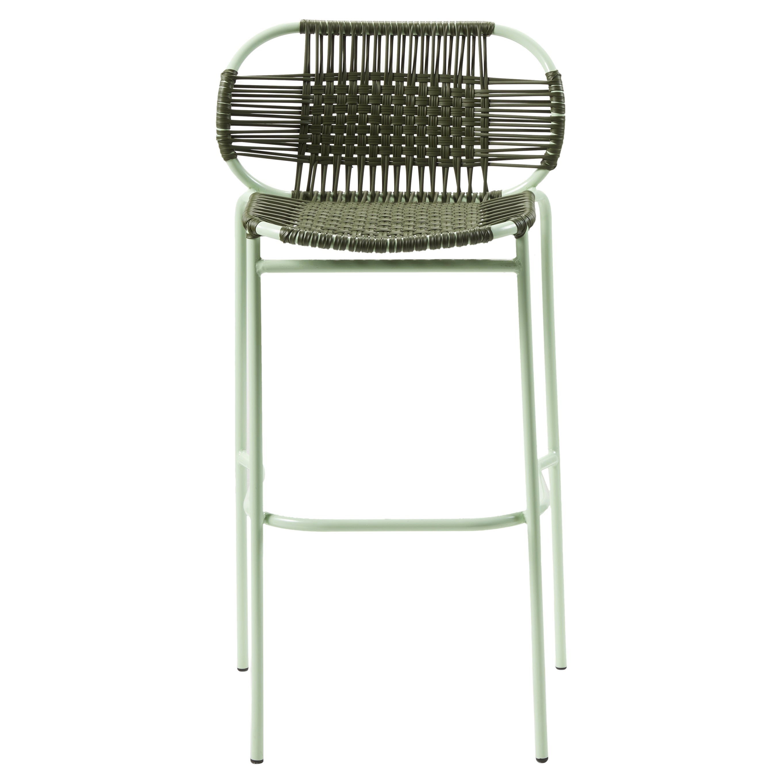 Olive Cielo Bar Stool by Sebastian Herkner