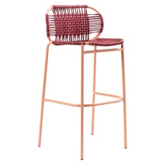 Purple Cielo Bar Stool by Sebastian Herkner