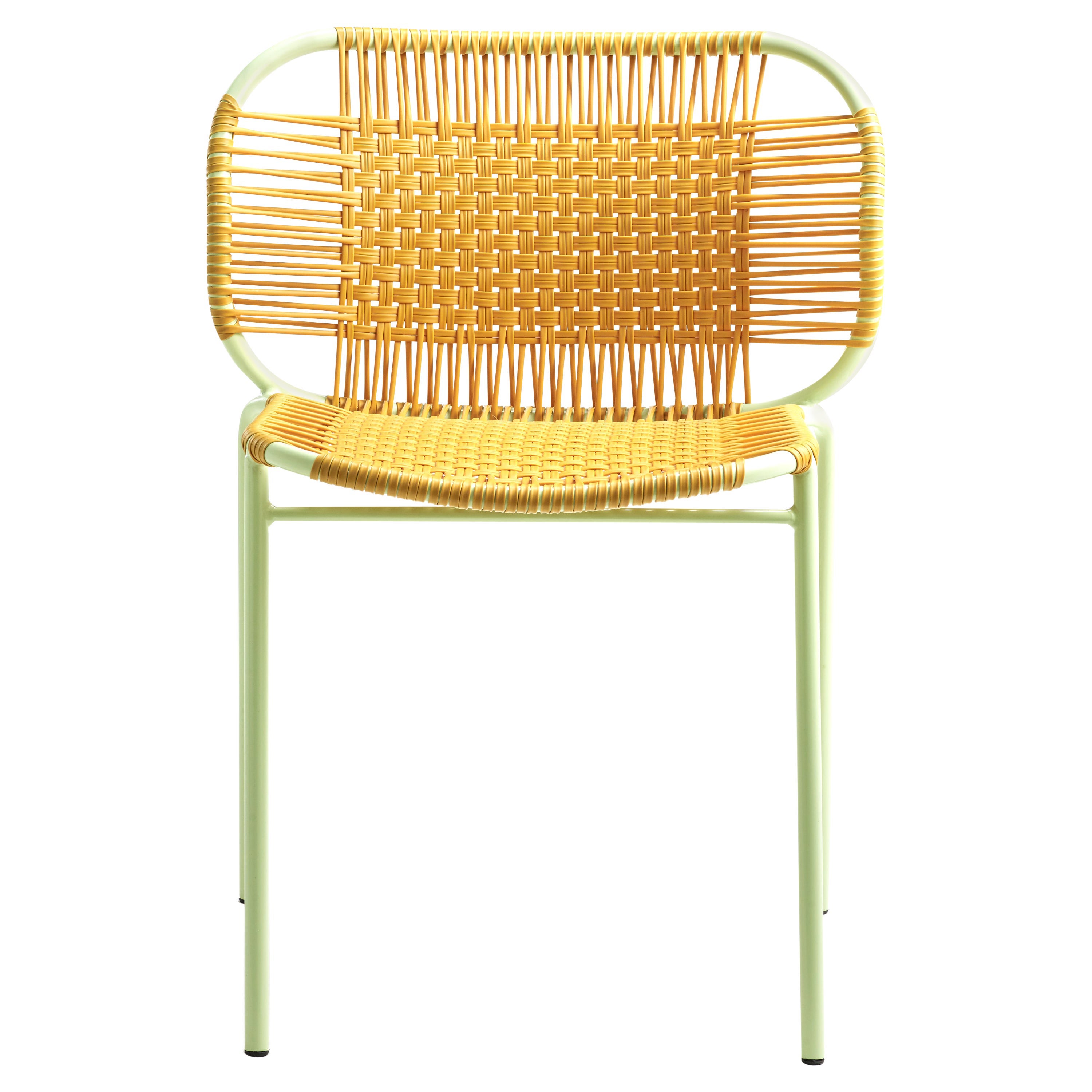 Honey Cielo Stacking Chair by Sebastian Herkner For Sale