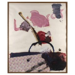 Peinture”Composition to Steven” de Julian Schnabel, 1989