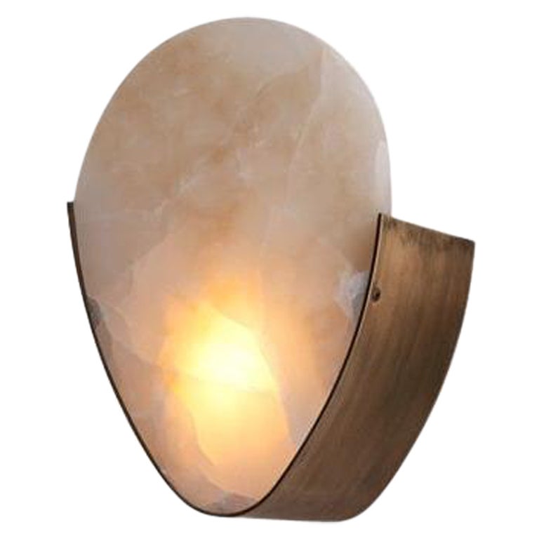 Teardrop Marble Wall Lamp by Atra Design For Sale