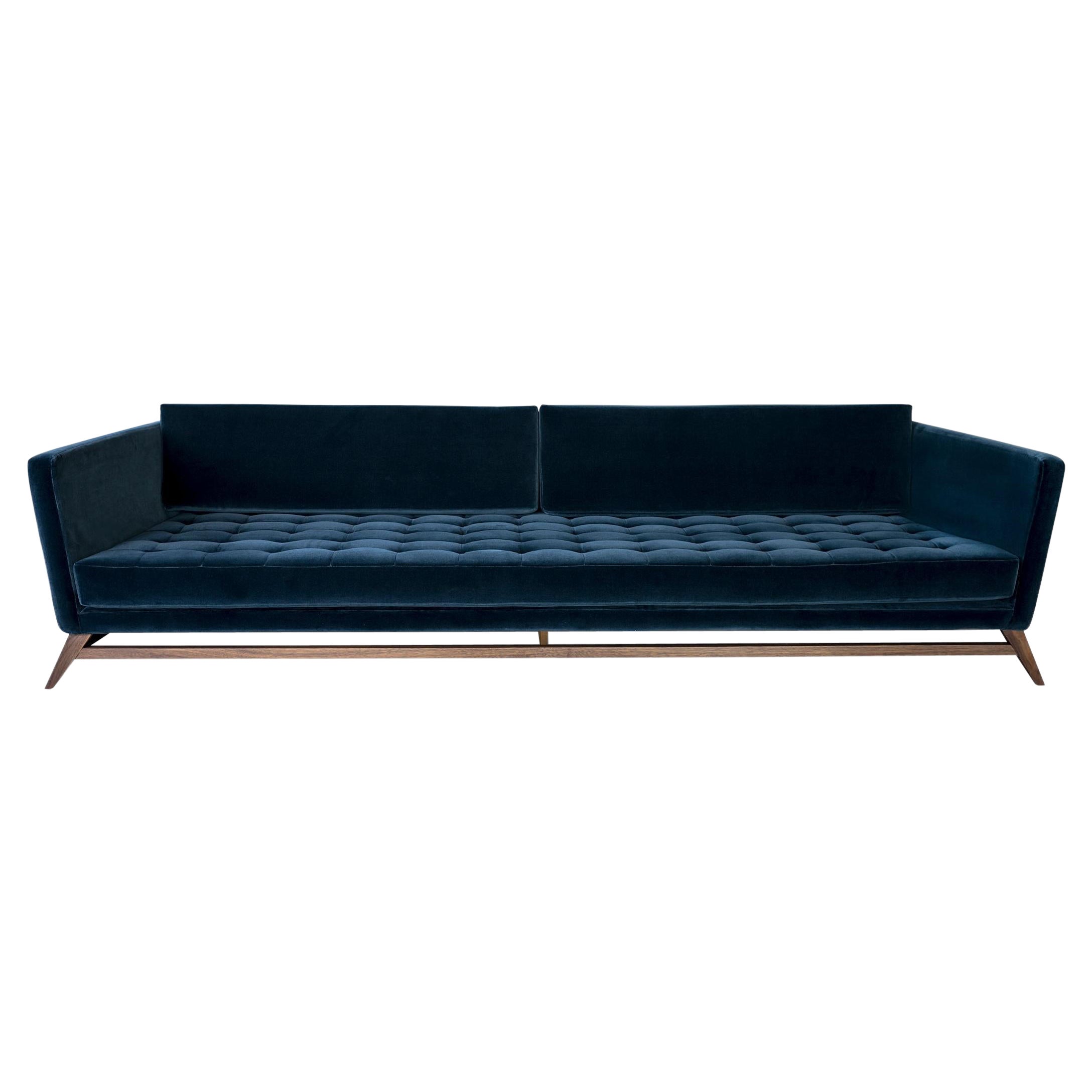 Blue Eclipse Sofa by Atra Design For Sale