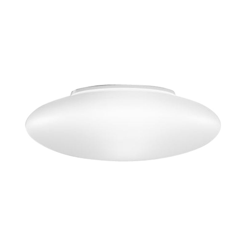 Vistosi Saba Flush Mount/Wall Sconce in White Satin Glass And Glossy White Frame For Sale