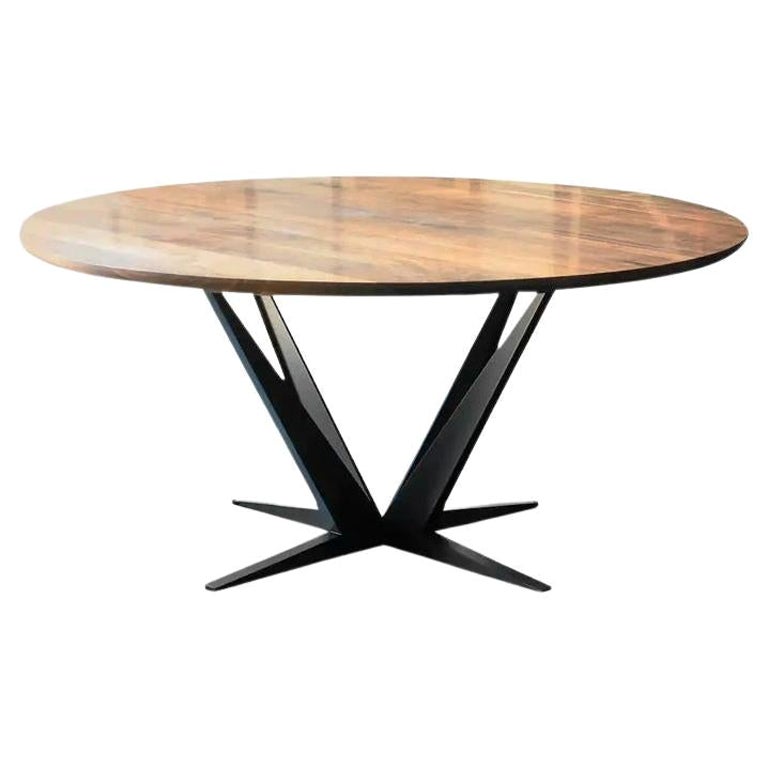 Runder Esstisch aus Agave von Atra Design im Angebot