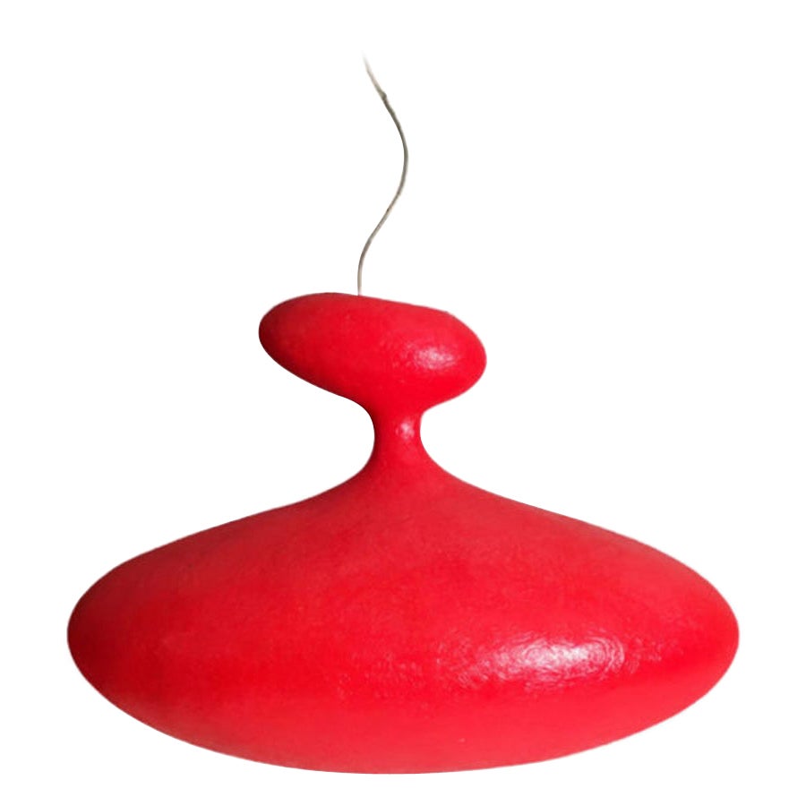 E.T.A. Sat Guglielmo Berchicci for Kundalini, 1990s Organic Design Ceiling Lamp