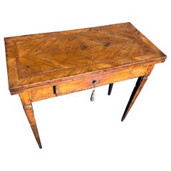 18th- Early 19th Century Italian Neoclassical Inlaid Console or Games Table