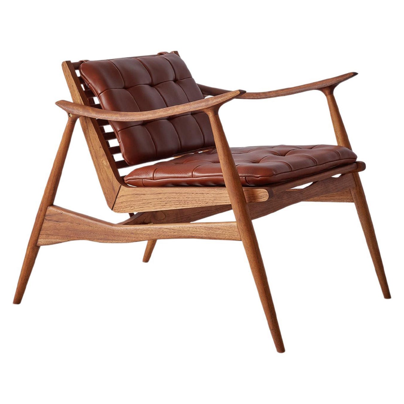 Brown Atra Lounge Chair by Atra Design For Sale