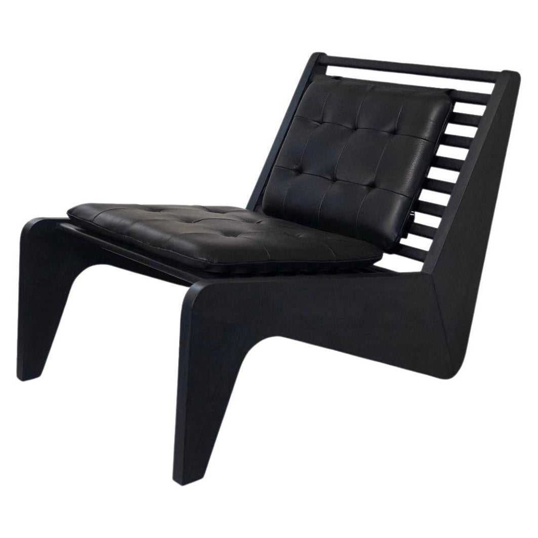 Black Ala Lounge Chair by Atra Design