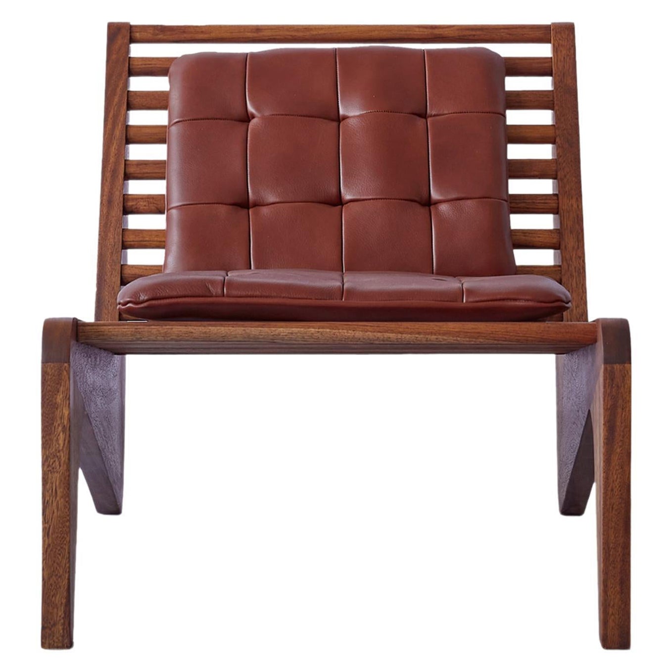 Brown Ala Lounge Chair by Atra Design For Sale