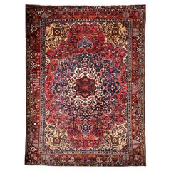 Used Tribal & Old-World Charm Rug, circa 1950's