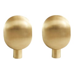 Set of 2 Brass Clam Table Lamps by 101 Copenhagen