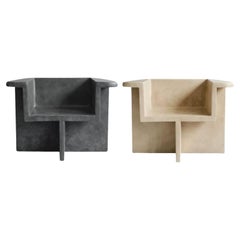 Ensemble de 2 chaises longues brutalistes par 101 Copenhagen