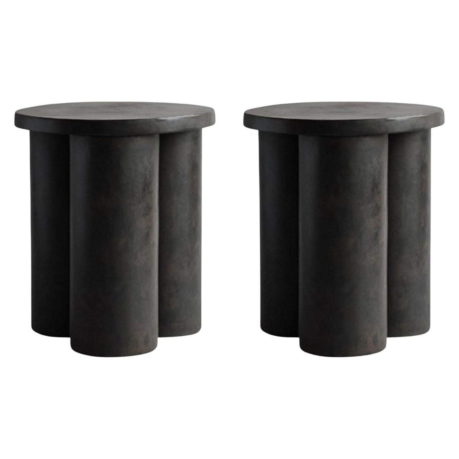 Set of 2 Big Foot Tables Tall by 101 Copenhagen For Sale