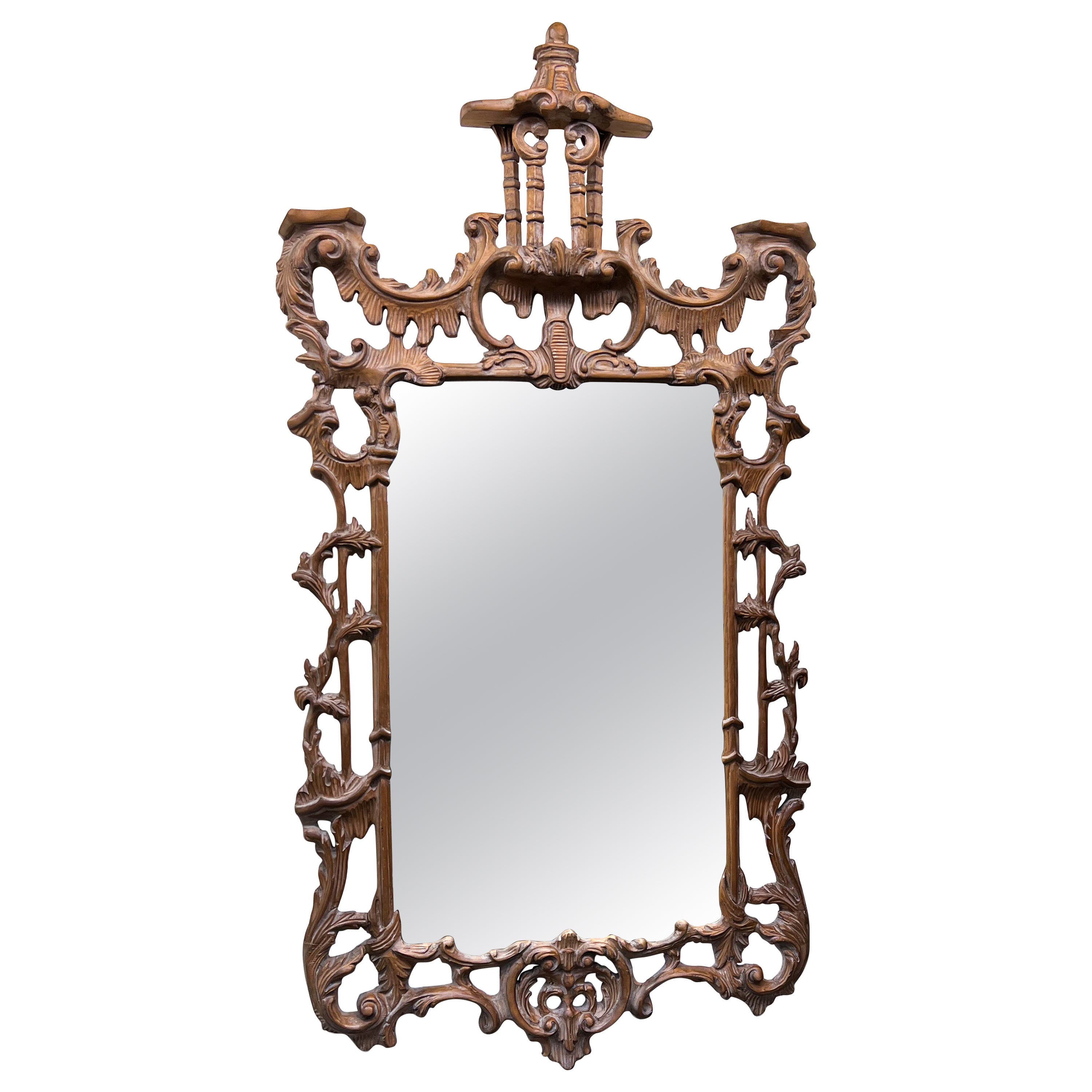 Chippendale Style Pagoda Mirror at 1stDibs