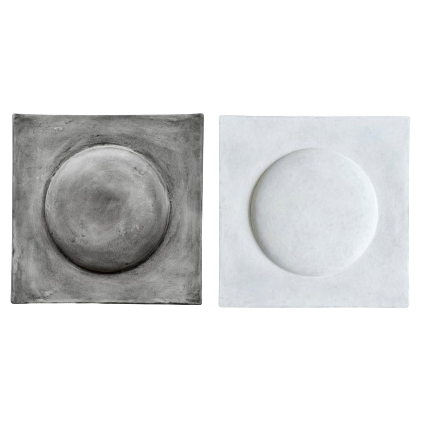 Set of 2 Sculpt Art Shields by 101 Copenhagen For Sale