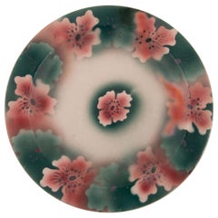 Antique Kuznetsov Ceramic Plate, Russia, Early 20th Century