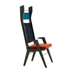 Fauteuil Colette Tourquoise, Bleu, Rouge par Colé Italia