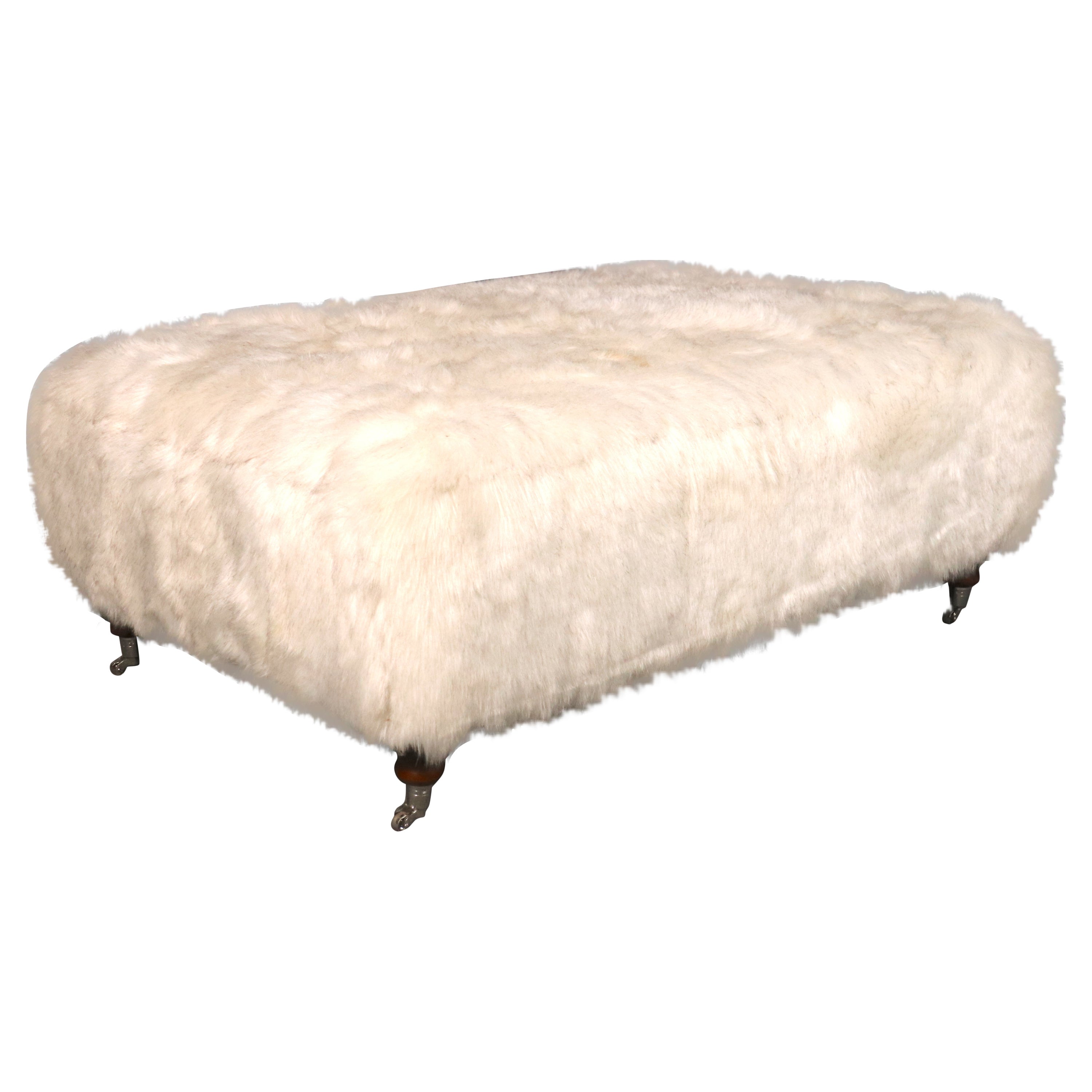 Large Ottoman on Casters